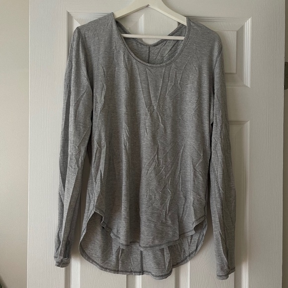 Lululemon Longsleeve Grey Top - Picture 1 of 3
